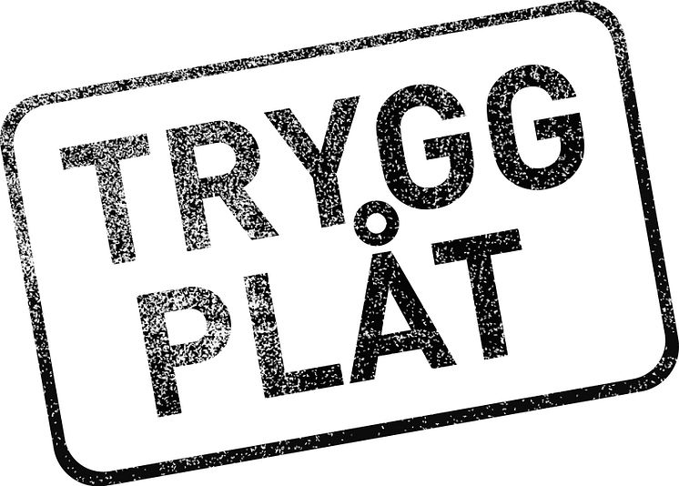 Symbol Trygg plåt