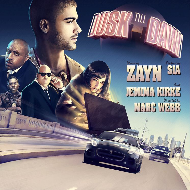 ZAYN feat. Sia - "Dusk Till Dawn" singelomslag