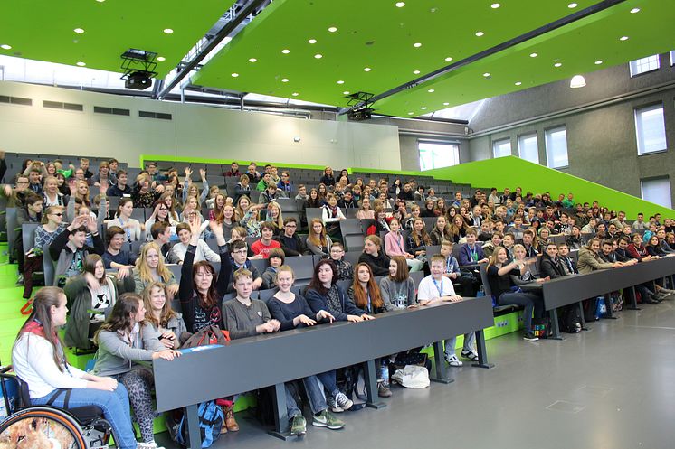 225 Brandenburger Schülerinnen und Schüler beim Zukunftstag an der Technischen Hochschule Wildau