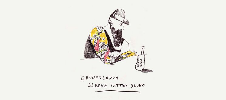 Grünerløkka sleeve tattoo blues, Tegneklubben