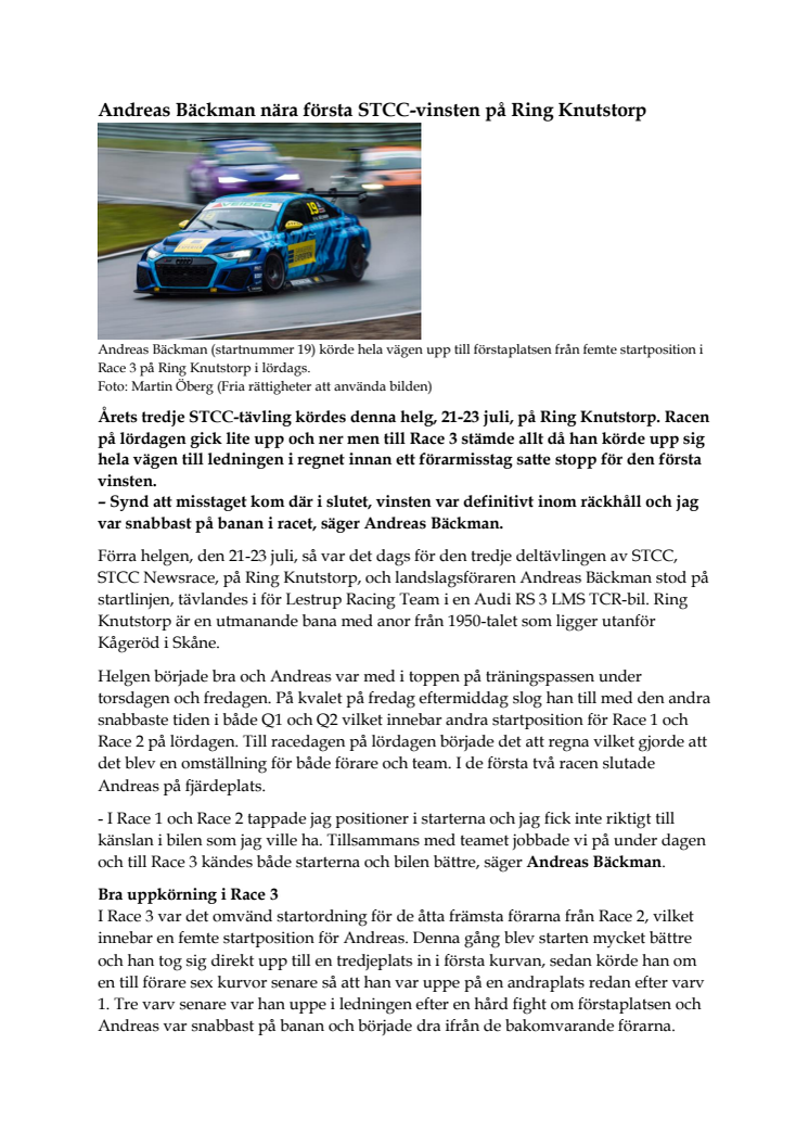 220725 SWE Pressrelease, STCC Knutstorp.pdf