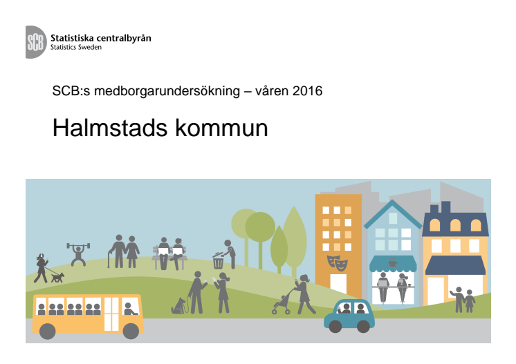 SCB:s medborgarundersökning - våren 2016_Halmstads kommun