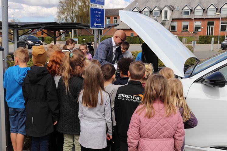 Indvielse af ladestander ved Suldrup Skole