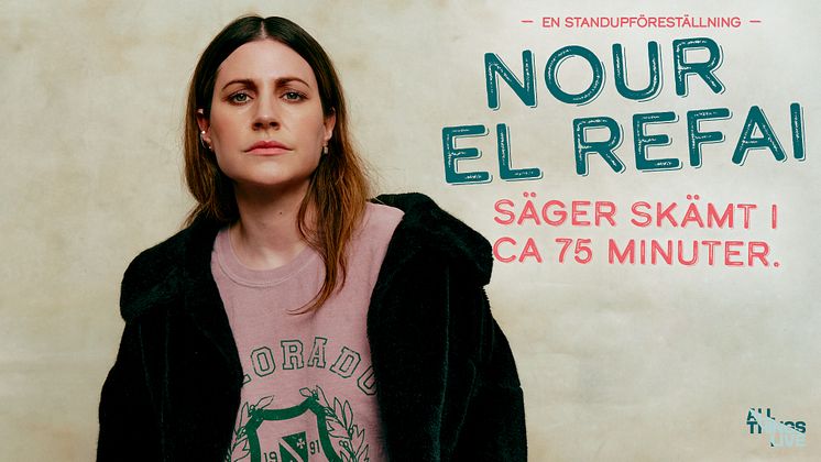 Nour El Refai - säger skämt i 75 minuter