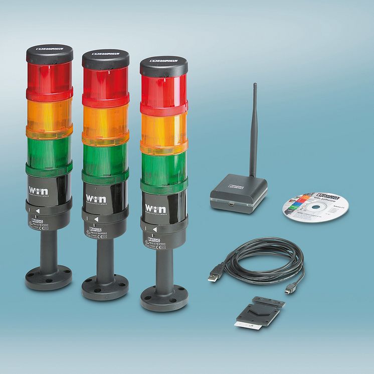 UL-listed signal column wireless system