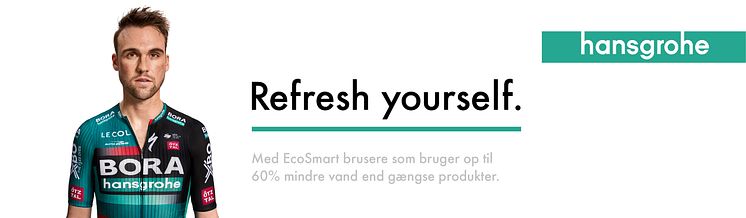 hansgrohe Refresh yourself banner