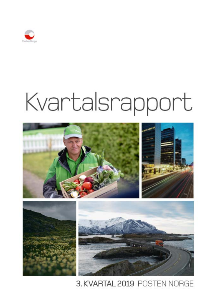 Kvartalsrapport Posten Norge, Q3-2019