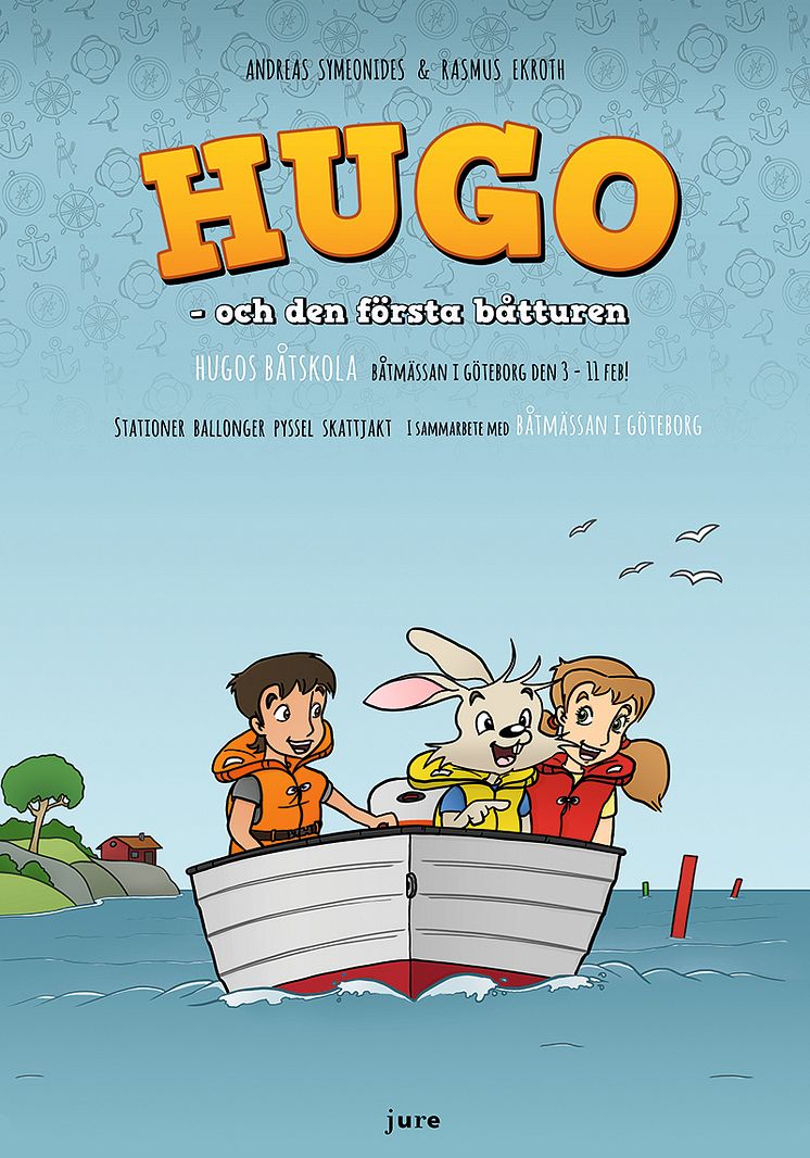 Hugos Båtskola baseras på en bok som Andreas Symeonides lanserar på Bokmässan.