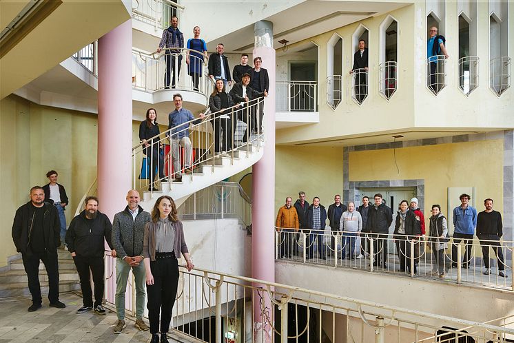 Bowlingtreff Leipzig: Planungsteam mit Vertretern des Naturkundemuseums Leipzig