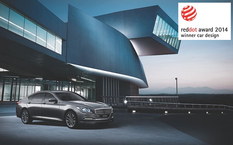 Red Dot-utmärkelse för nya Hyundai Genesis 2014