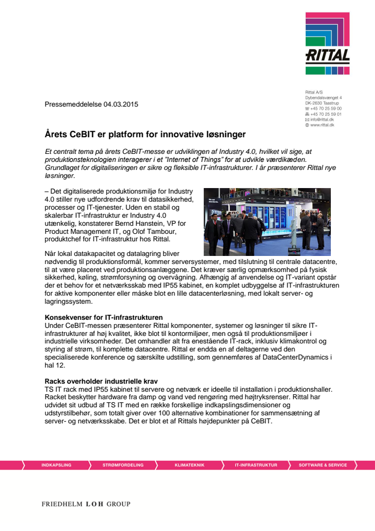 Årets CeBIT er platform for innovative løsninger