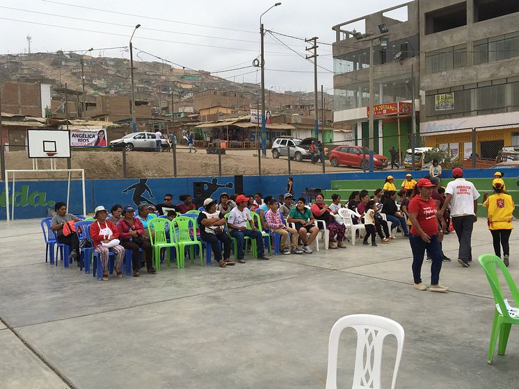Optiker utan gränser i Ventanilla, Peru 2018. 