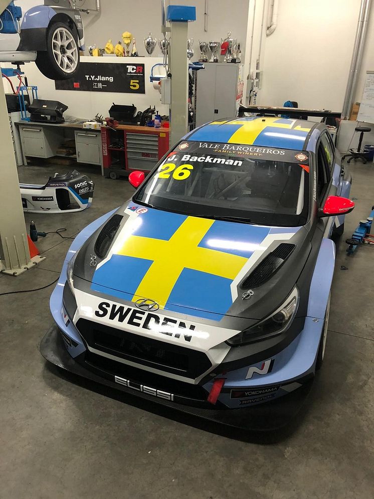 Team Sweden racecar Jessica Bäckman 2019
