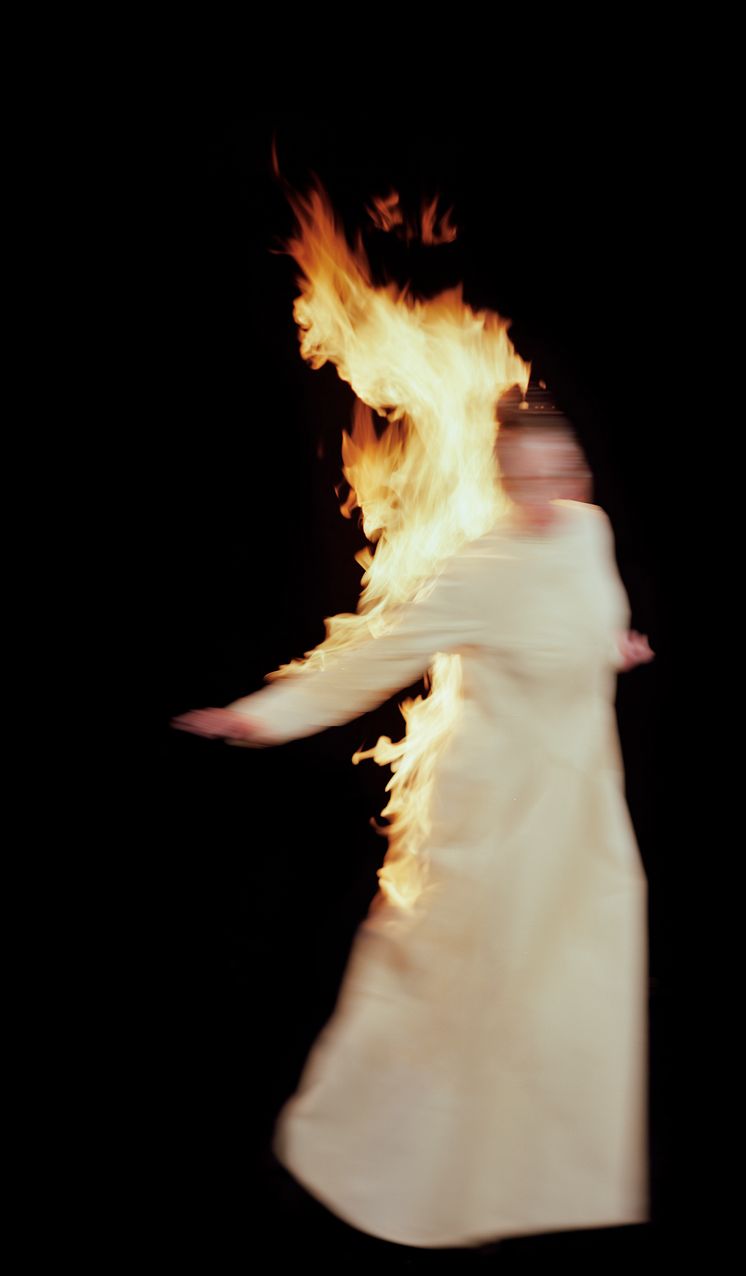 Charlotte Gyllenhammar, Night II, 2014. Stillbild ur filmen White Night. 