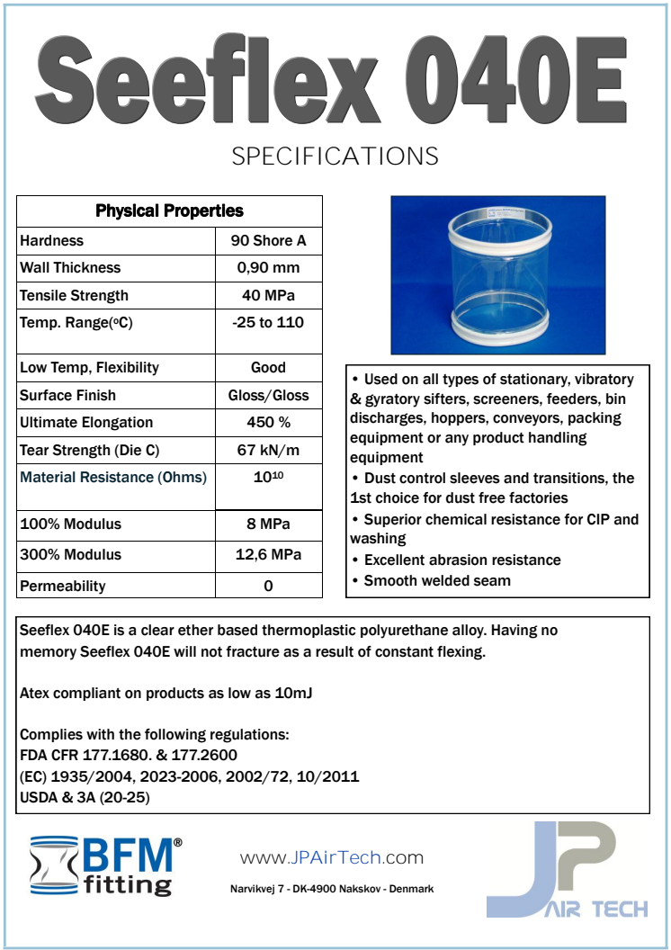 Seeflex 040E - Datasheet