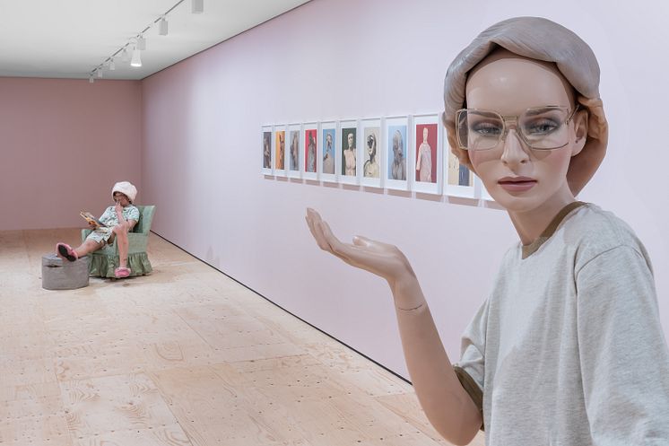 Exhibition view, Rachel Harrison - Sitting in a Room © Astrup Fearnley Museet, 2022. Photo Christian Øen 2