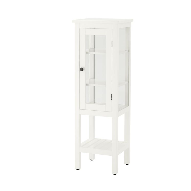 HEMNES højskab med vitrinelåge Pris 999.- B42×D38, H 131 cm.