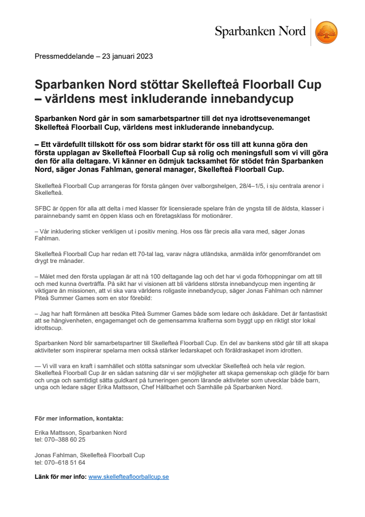 PM - Sparbanken Nord-Skellefteå Floorball Cup 230118.pdf