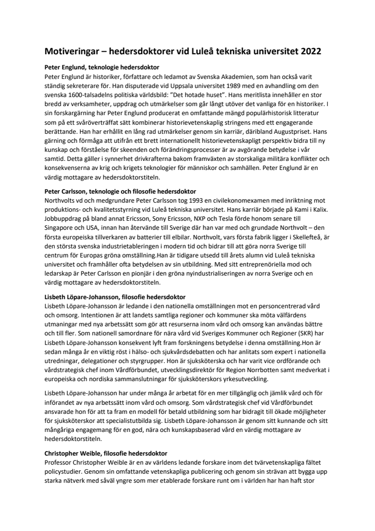 Motiveringar hedersdoktorer 2022 vid Luleå tekniska universitet.pdf