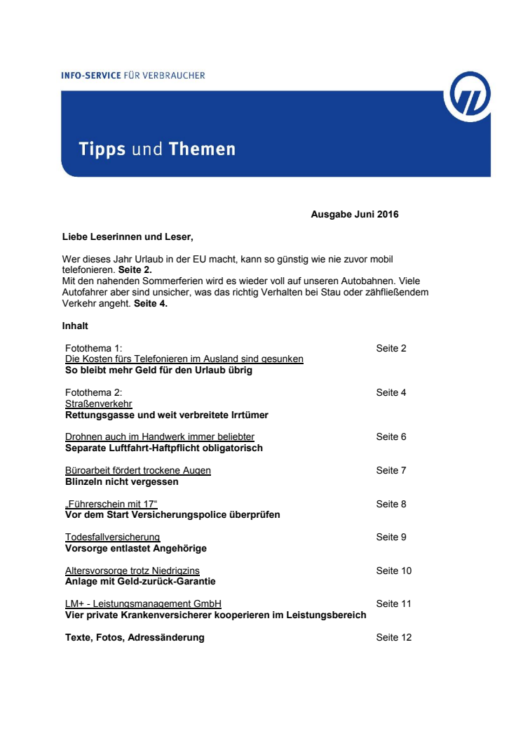 Tipps und Themen 6-2016