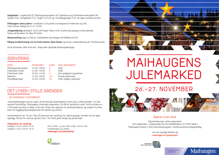 Program for Maihaugens julemarked 2016 (PDF)