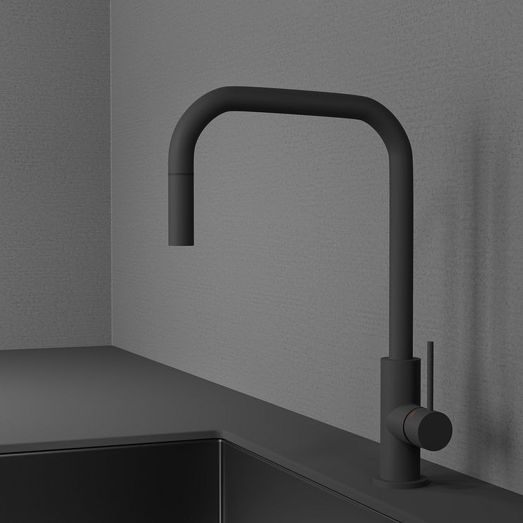 Primy Köksblandare Accent Square Coal 32112