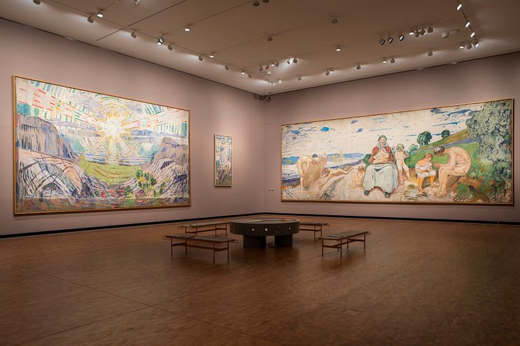 Edvard Munch monumental i 6.etasje