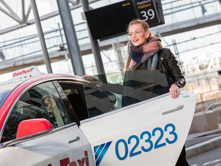 Oslo Taxi - kunde og drosje