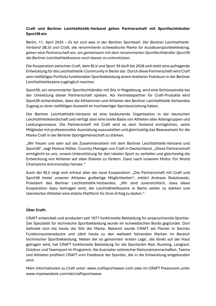 Pressemitteilung Craft - BLV - Sport39.pdf