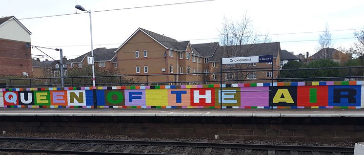 181127 Mural Cricklewood Station- Queen Of The Air