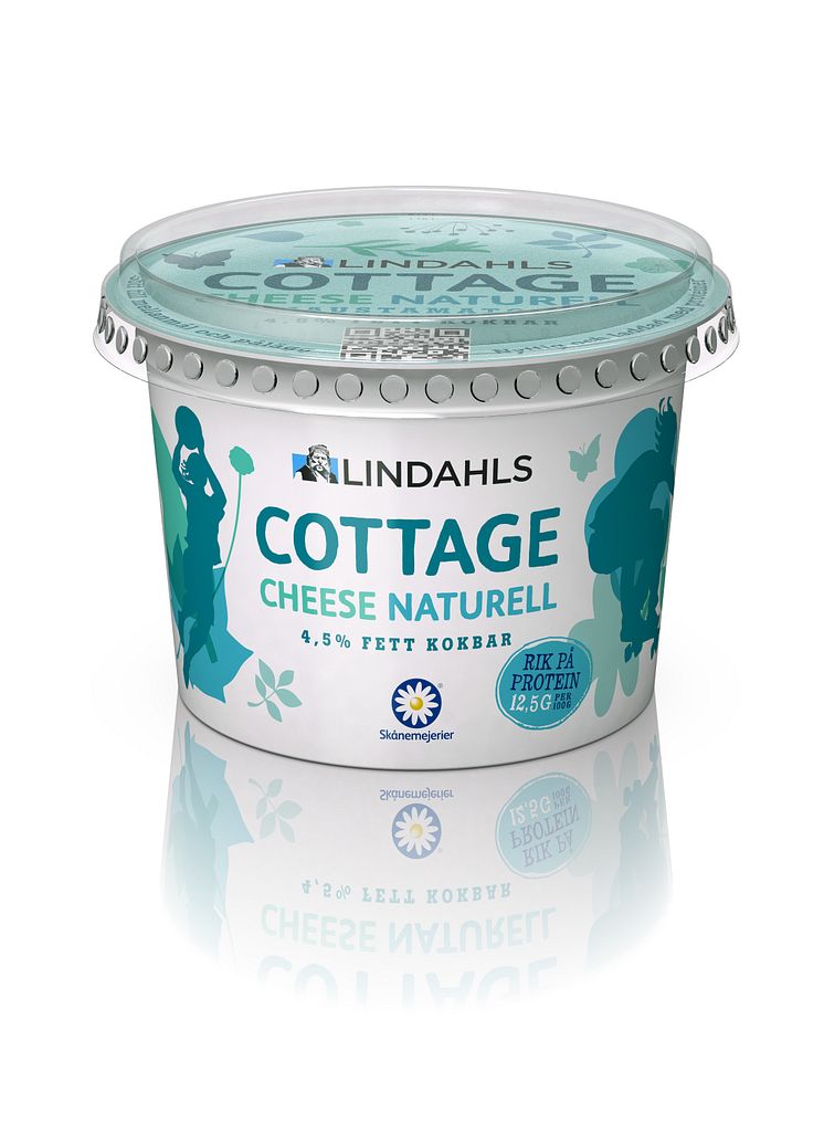 Lindahls Cottage cheese, naturell, 250 g