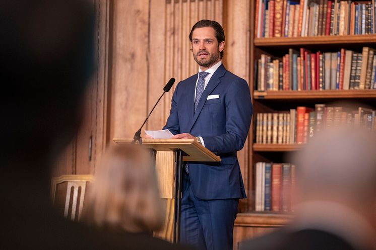 H.K.H. Prins Carl Philip talar vid World Dyslexia Assembly Stockholm