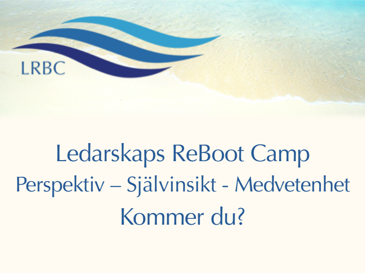 LRBC Ledarskap ReBoot Camp information