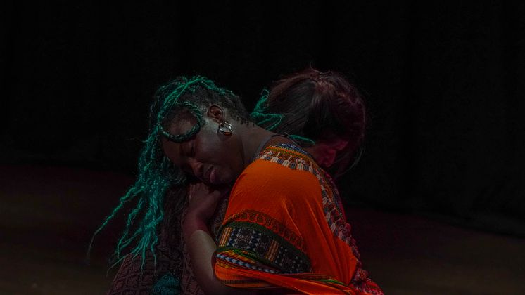 Frivillighetskonferansen 2023: Kunstnerisk innslag av Fargespill, som ønsker å uttrykke likeverd, toleranse og respekt gjennom dansen 