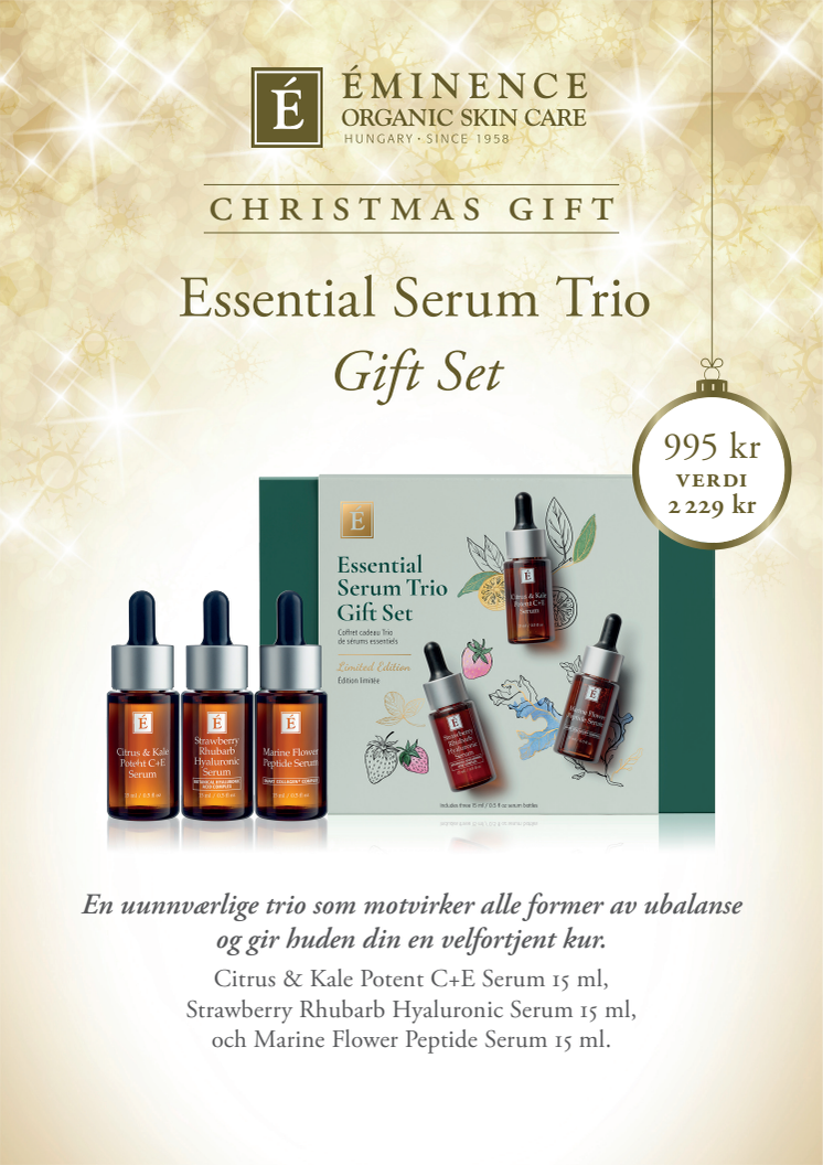 Eminence Organic Skin Care christmas gift