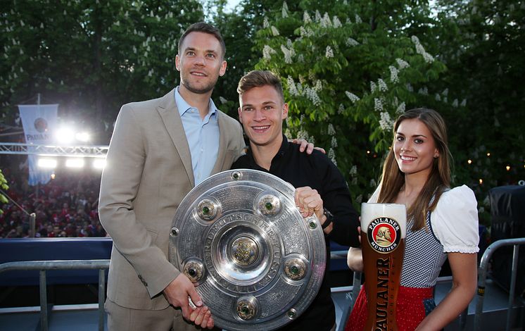 FC Bayern Meisterfeier 2019-Neuer-Kimmich