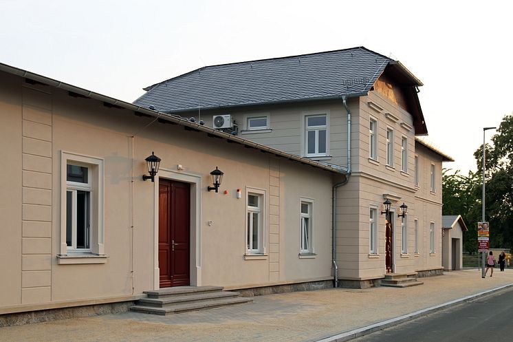 Geoportal „Erlebniswelt Kaolin“ im Schmalspurbahnhof Mügeln