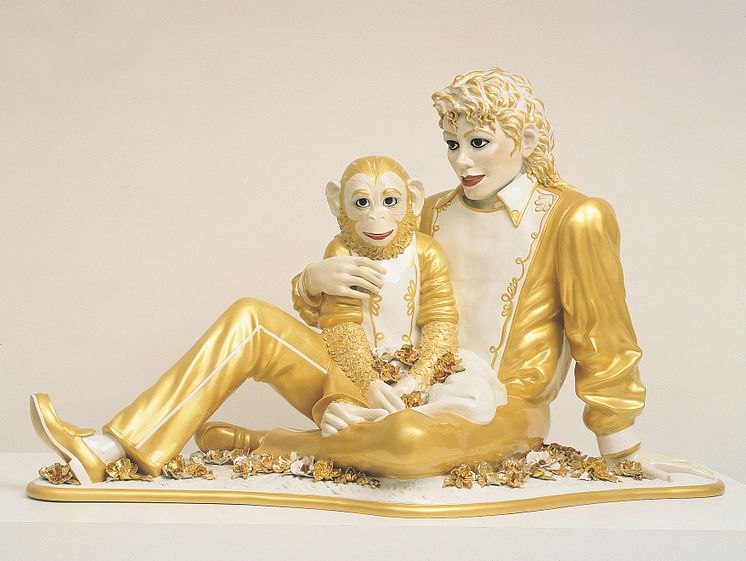 Jeff Koons, Michael Jackson and Bubbles, 1988  