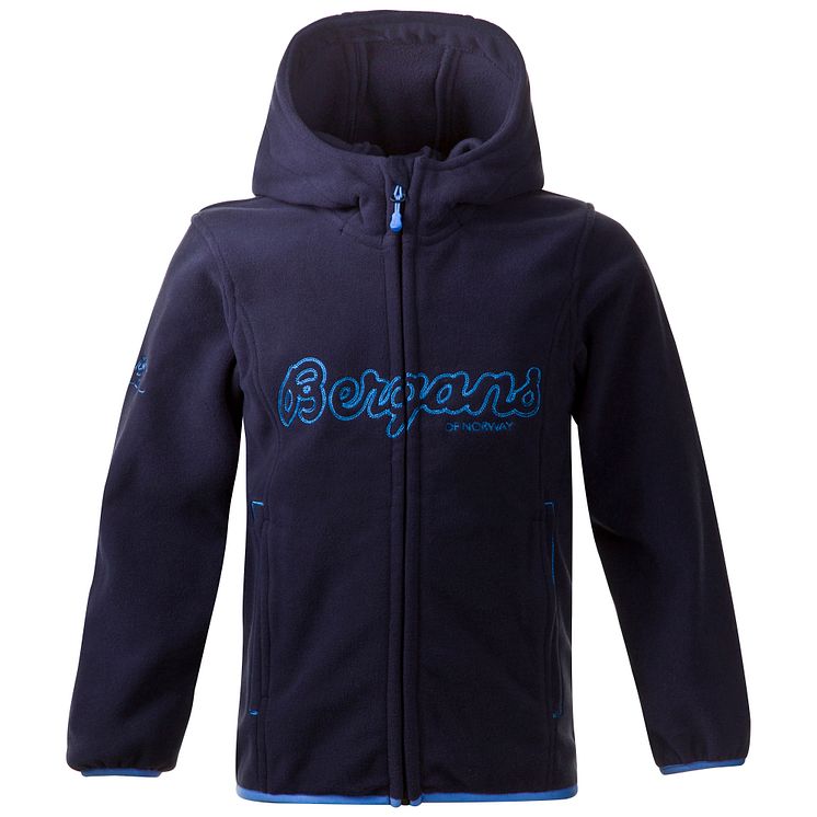 Bryggen Kids Jacket - Navy/Sky Blue