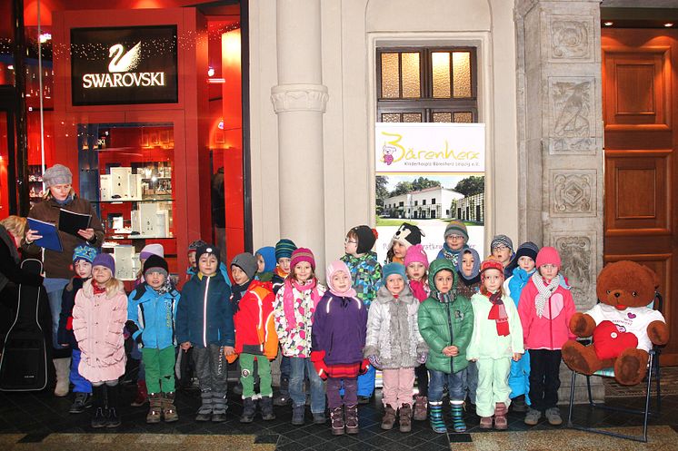 Der Bärenherz-Weihnachtsstand: Eine gelungene Veranstaltung in der Mädler-Passage