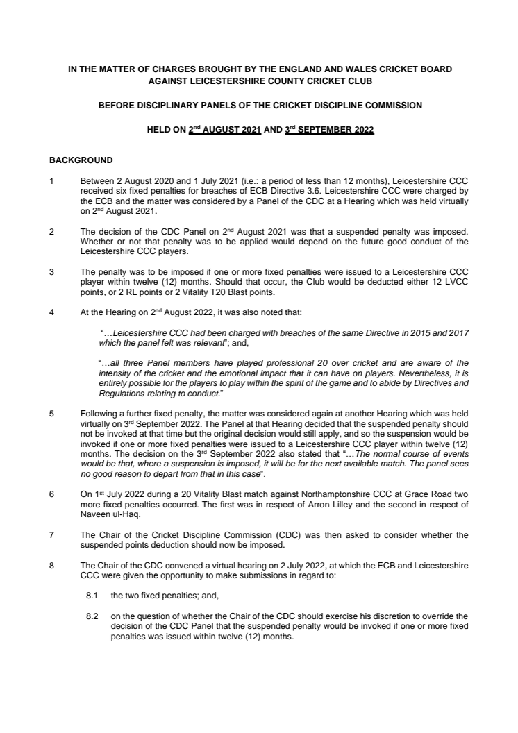 CDC Decision - Leicestershire CCC.pdf