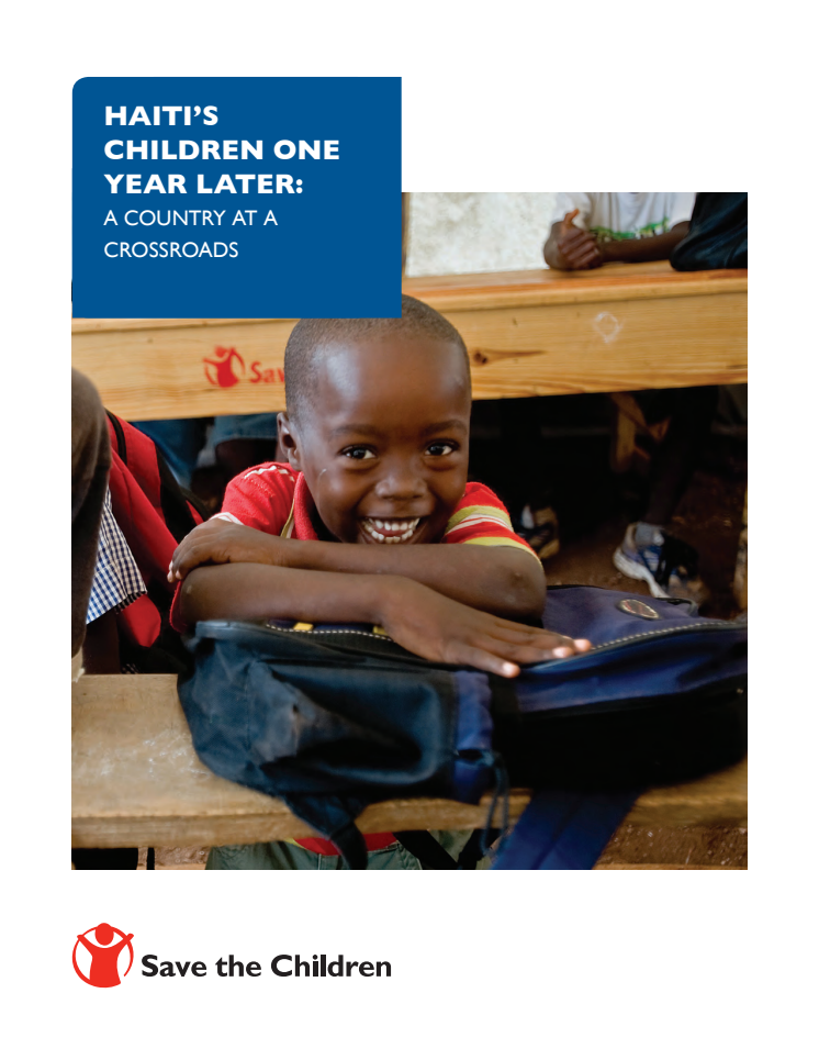 Save the Children Haiti 1 Year Report