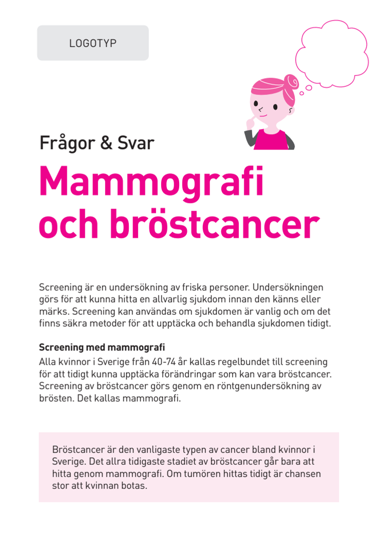 Frågor och svar om mammografi