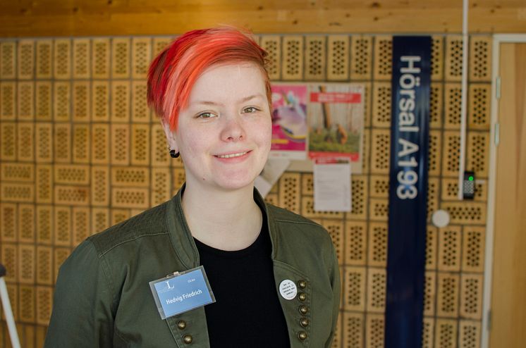 Hedvig Friedrich, student i datorgrafik vid Luleå tekniska universitet.