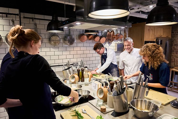 Michel Roux guiding masterclass guests.jpg