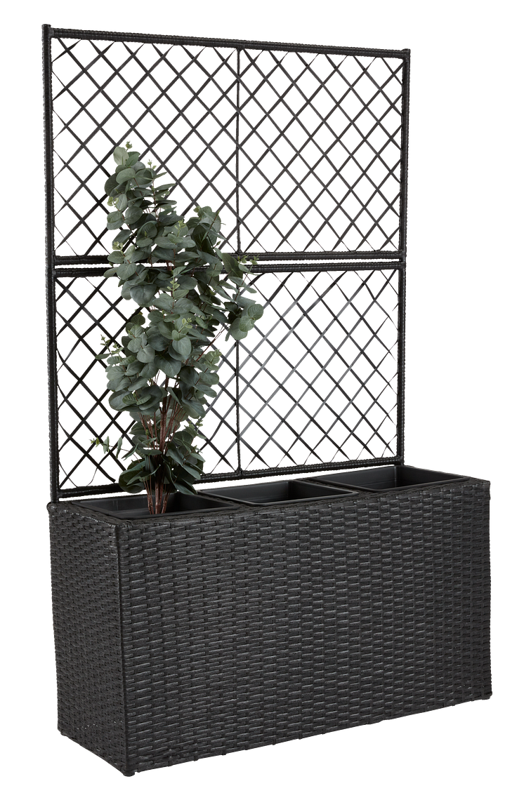 Jardinière TRANA l30xL83xH130 noir