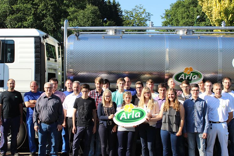 Fachkräftenachwuchs für Arla Standort Pronsfeld_2015