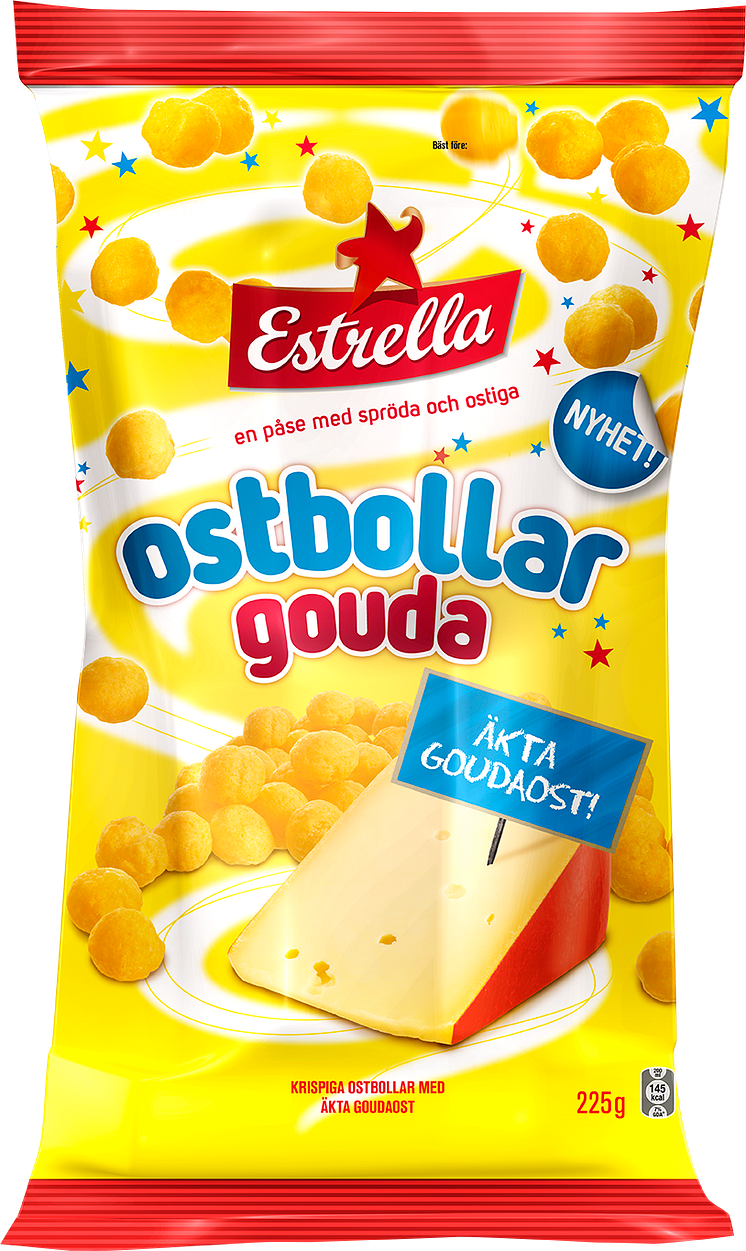 Estrella Ostbollar med äkta Goudaost