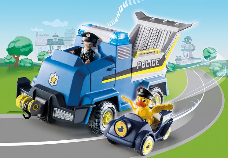 DUCK ON CALL - Polizei Einsatzfahrzeug (70915) von PLAYMOBIL