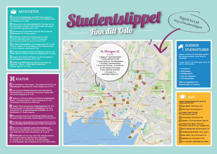 Ny i Oslo – Finn ditt Oslo! (Studentslippet 2017)